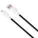 Кабель USB Gelius Full Silicon GP-UCN001M USB-A to MicroUSB (1.2m) (18W) Black/White