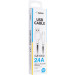Кабель USB Gelius Full Silicon GP-UCN001M USB-A to MicroUSB (1.2m) (18W) Black/White