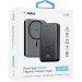 Повербанк с беспроводной зарядкой Gelius HOLDIX GP-PBW302 Magnetic Wireless Charge 15W 10000mAh Black