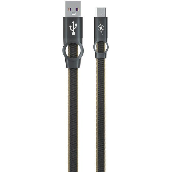 Кабель USB Gelius Flexible 2 GP-UC07m MicroUSB (1м) (10W) Black