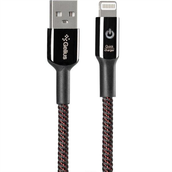 Кабель USB Gelius Pro Smart GP-U08i Lightning Black