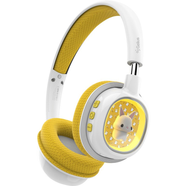 Беспроводные детские наушники Gelius MIAOSpace GP HP-009 White/Yellow