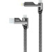 Кабель USB Gelius Twister GP-UCN004 4в1 USB-A/Type-C to Type-C/Lightning (1,2m) (60W) Gray