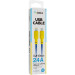 Кабель USB Gelius Full Silicon GP-UCN001CL Type-C to Lightning (1.2m) (20W) Yellow/Blue