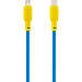 Кабель USB Gelius Full Silicon GP-UCN001CL Type-C to Lightning (1.2m) (20W) Yellow/Blue