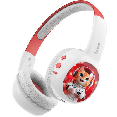 Беспроводные детские наушники Gelius KIDPlay GP HP-010 White/Red