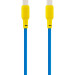 Кабель USB Gelius Full Silicon GP-UCN001CC Type-C to Type-C (1.2m) (60W) Yellow/Blue