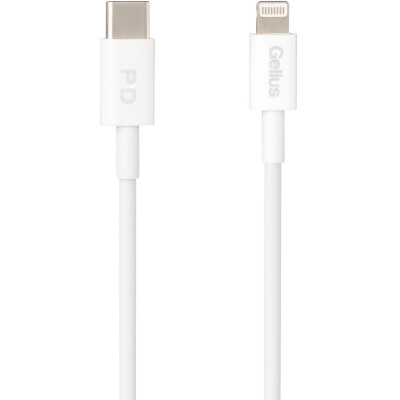 Кабель USB Gelius Control GP-UC113 20W (1м) Type-C/Lightning White