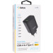 Сетевое зарядное устройство Gelius Power Pulse GP-HC057 65W USB+2Type-C (QC/PD/PPS) + кабель Lumin Lamp Type-C to Type-C Black