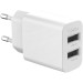 Мережевий зарядний пристрій Gelius Simple GP-HC059 2USB/2.4A + кабель Type-C White