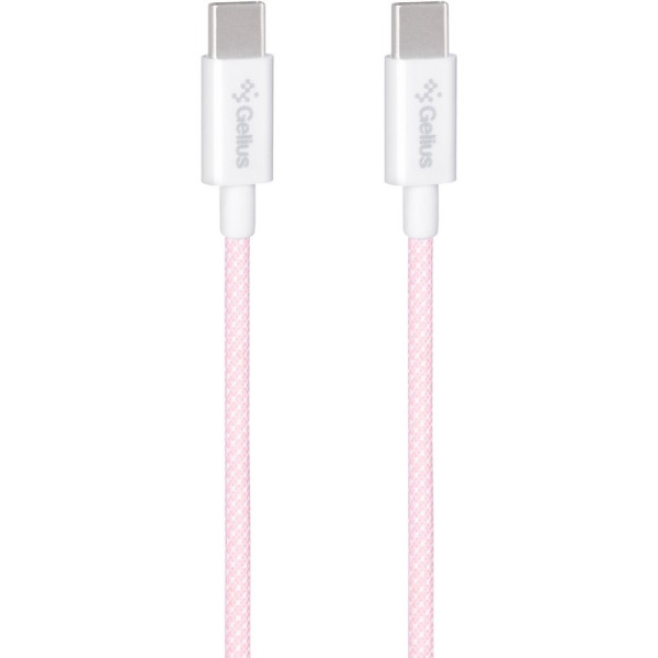 Кабель USB Gelius iCable GP-UCN010 Type-C to Type-C (1,2m) (60W) Pink