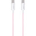 Кабель USB Gelius iCable GP-UCN010 Type-C to Type-C (1,2m) (60W) Pink