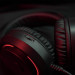 Наушники игровые Fantech HQ53 Flash (2 x 3,5 jack/USB) Red LED + микрофон Black