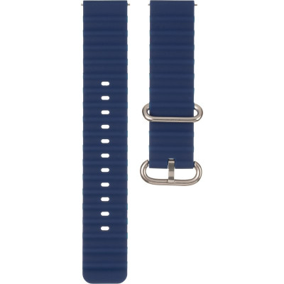 Ремешок для смарт-часов универсальный Flat marine style (20мм) Dark Blue