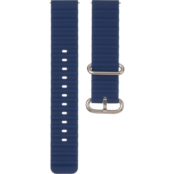 Ремешок для смарт-часов универсальный Flat marine style (20мм) Dark Blue