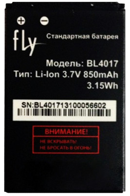 Акумулятор Fly BL4017 (DS125)