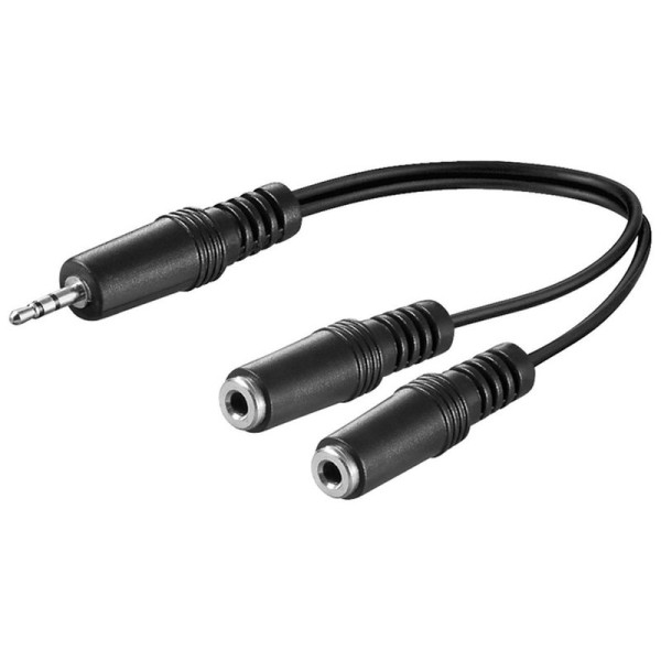 Кабель D3.5 jack M/2F 0.2m