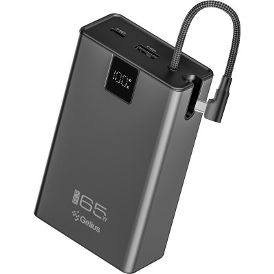 Повербанк Gelius Veyron GP-PB312 20000mAh 65W(QC/PD) Black