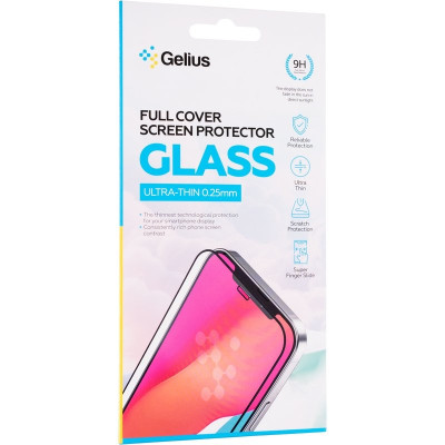 Защитное стекло Gelius Full Cover Ultra-Thin 0.25mm для Motorola G06 Black