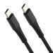 Cable Gelius Pro G-Power GP-UC105 Type-C/Type-C Black (100W)