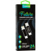 Кабель USB Gelius Pro Future GP-UTL02 Type-C/Lightning Black