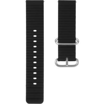 Ремешок для смарт-часов универсальный Flat marine style (22мм) Black