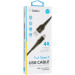 Кабель USB Gelius Fast Speed 2 GP-UC05c Type-C (1м) (22.5W) Black