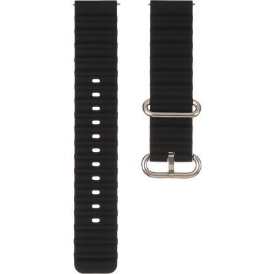 Ремешок для смарт-часов универсальный Flat marine style (20мм) Black