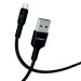Кабель USB Gelius Lumin Lamp GP-UC100C USB-A to Type-C (2m) (30W) Black