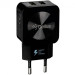 Мережевий зарядний пристрій Gelius Prime GU-HC02 2USB 2.1A 12W + кабель Type-C Black