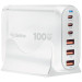 Сетевое зарядное устройство Gelius Force GaN 100W GP-HC063 3USB-A + 3Type-C White
