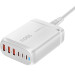 Сетевое зарядное устройство Gelius Force GaN 100W GP-HC063 3USB-A + 3Type-C White