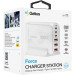 Сетевое зарядное устройство Gelius Force GaN 100W GP-HC063 3USB-A + 3Type-C White