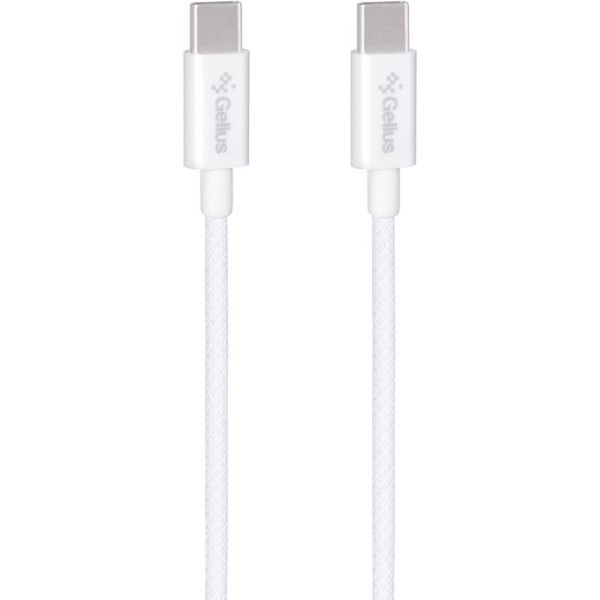 Кабель USB Gelius iCable GP-UCN010 Type-C to Type-C (1,2m) (60W) White