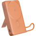 Повербанк с беспроводной зарядкой Gelius Fluxen GP-PBW120 Magnetic Wireless Charge Qi2 15W 10000mAh Orange