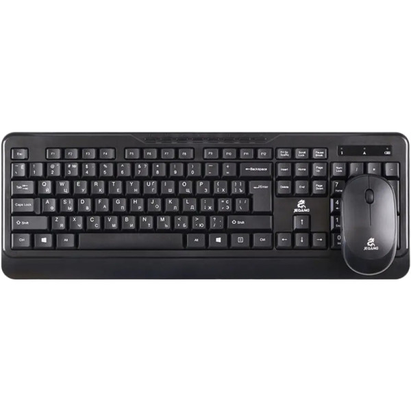 Комплект беспроводные клавиатура + мышь JEQANG JW-6800 Black