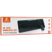 Комплект беспроводные клавиатура + мышь JEQANG JW-6800 Black