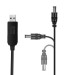 Кабель USB-DC 5,5x2,1 для повышения напряжения от 5 В до 9 В