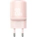 Мережевий зарядний пристрій XO L144 1USB + 1Type-C PD20W Pink