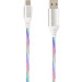 Кабель USB Gelius Pro LED RGB GP-UC06m MicroUSB Silver