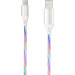 Кабель USB Gelius Pro LED RGB GP-UC06m MicroUSB Silver