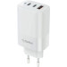 Сетевое зарядное устройство Gelius Elevaro GP-HC065 65W USB+2Type-C (QC/PD/PPS) White