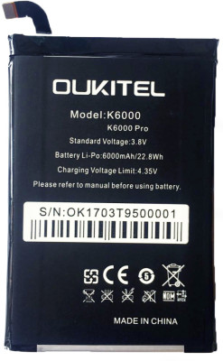 Аккумулятор Oukitel K6000 PLUS