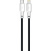 Кабель USB Gelius Full Silicon GP-UCN001CL Type-C to Lightning (1.2m) (20W) Black/White