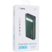 Повербанк Gelius Lightstone GP-PB300i 20000mAh QC+PD 22.5W Green