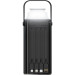 Повербанк XO PR285 30000 mAh (PD20W+QC22.5W) з 4 вбудованими кабелями та ліхтарем Black