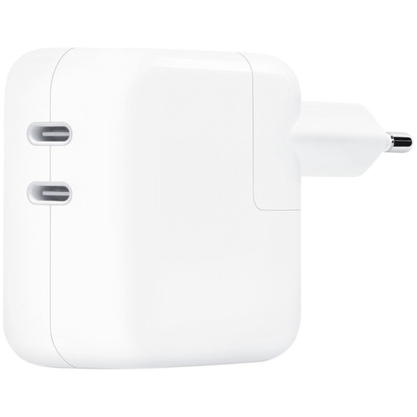 Мережевий зарядний пристрій Type-C Dual 35W (EU) (MNWP3) (коробка) White 
