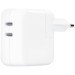 Мережевий зарядний пристрій Type-C Dual 35W (EU) (MNWP3) (коробка) White 