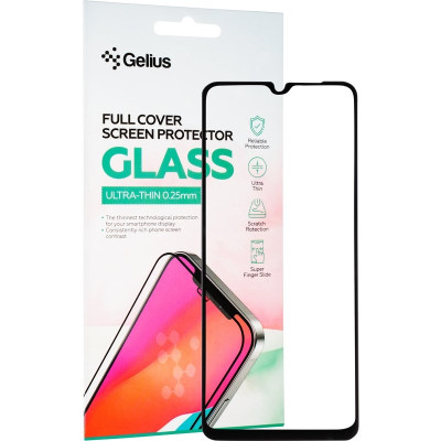 Защитное стекло Gelius Full Cover Ultra-Thin 0.25mm для Poco C40 Black