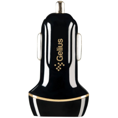 Автомобильное зарядное устройство Gelius Ultra Voyager GU-CC02 2USB 2.4A + кабель Lightning Black